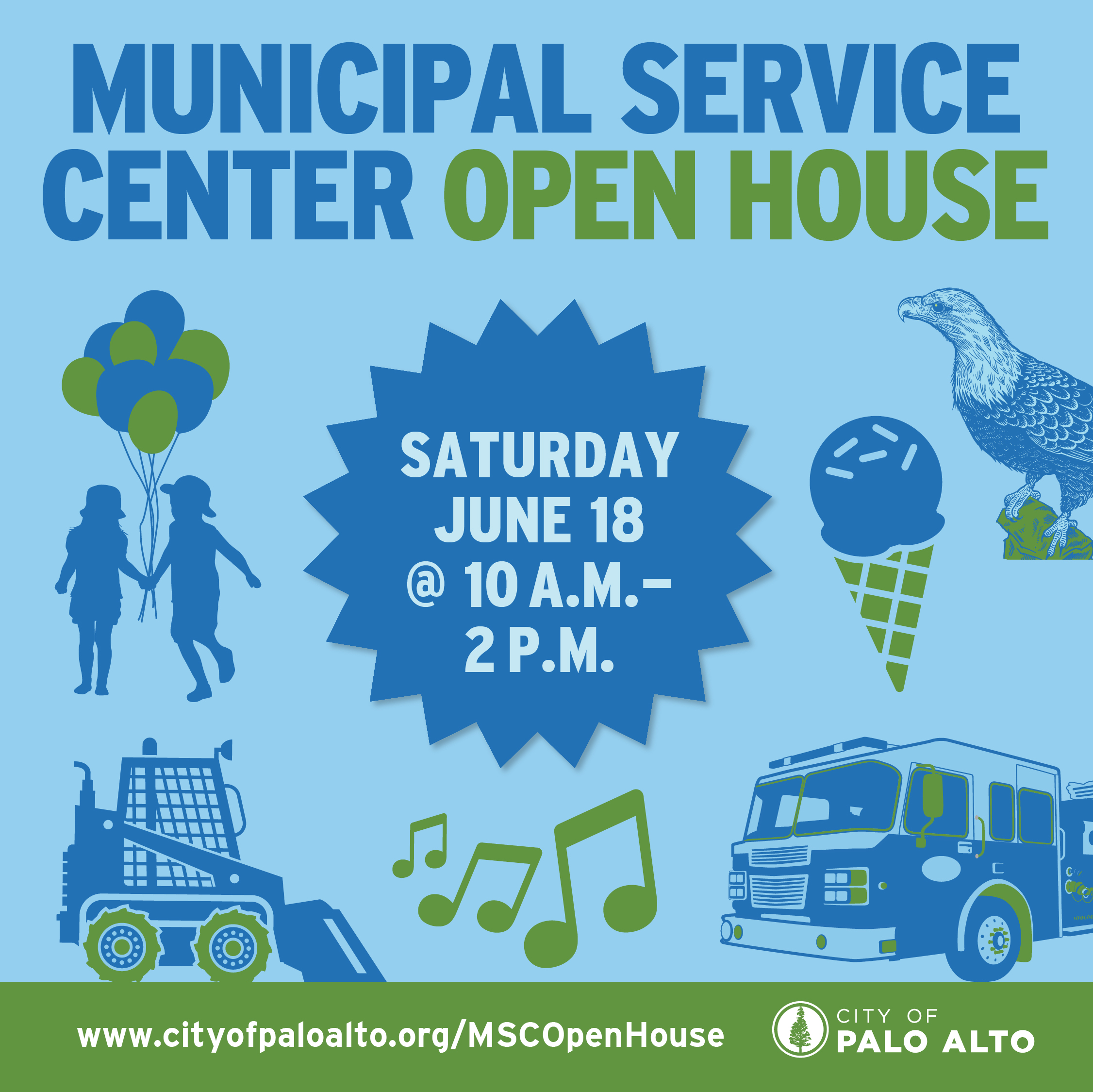 Municipal Service Center Open House Graphic