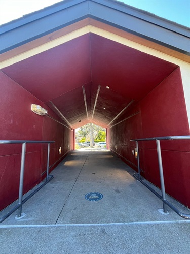 The tunnel right now, before installation